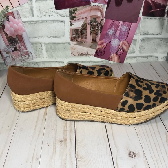 Nomad Brand - Leopard Print Espadrilles - Size 8 - Picture 6 of 15